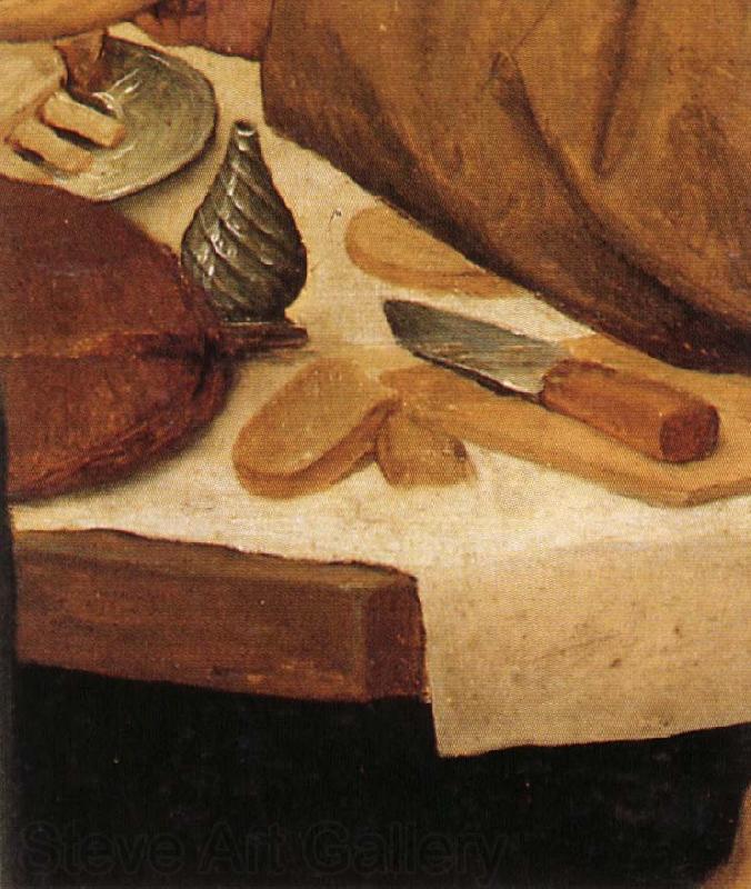 BRUEGEL, Pieter the Elder Details of Peasant Wedding Feast Germany oil painting art